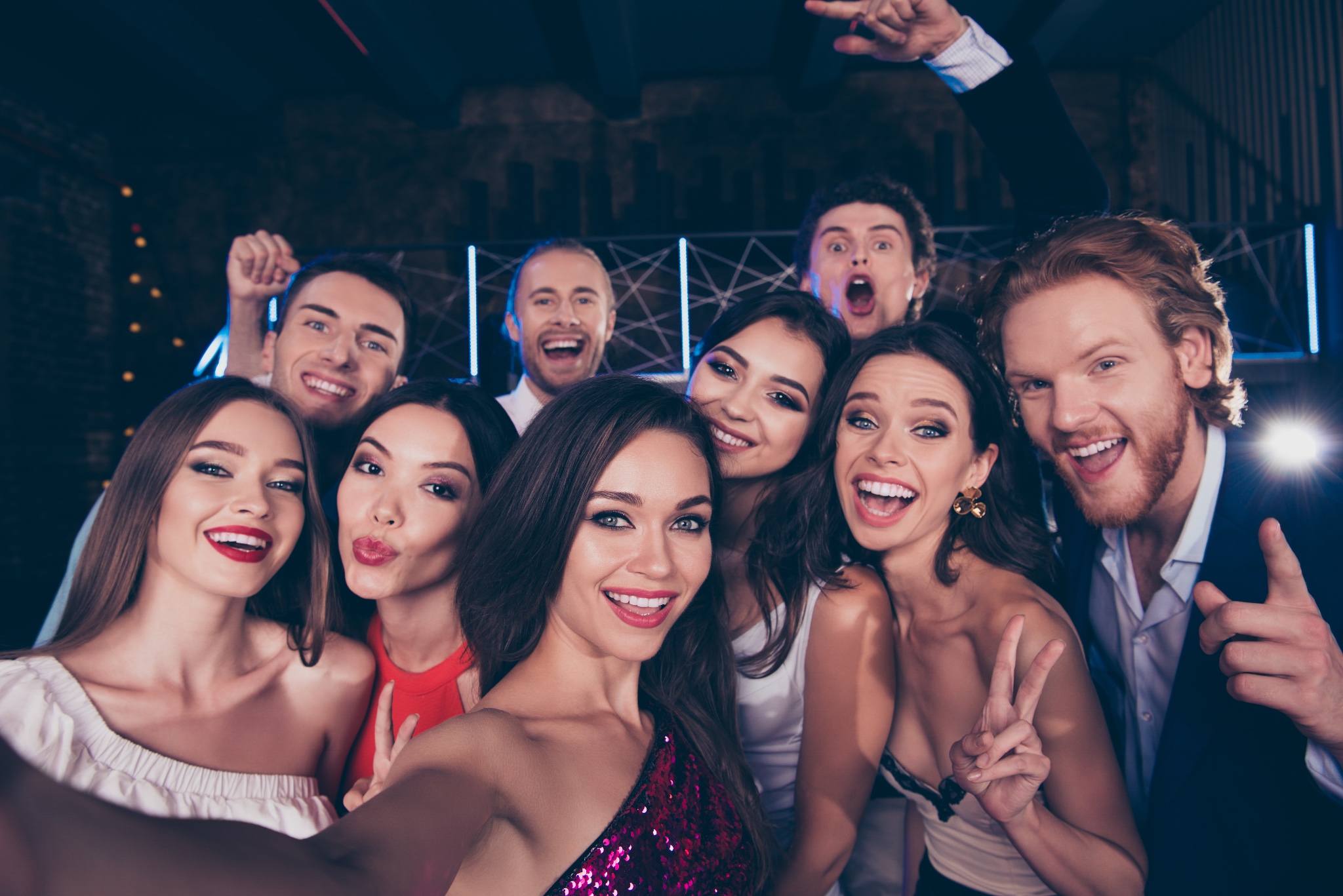 canva-group-of-diversity-attractive-gorgeous-stylish-trendy-friends-take-selfie-picture-on-nightclub-celebrate-event-on-meeting