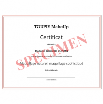 L'évaluation de la certification - Réaliser un maquillage naturel et un maquillage sophistiqué